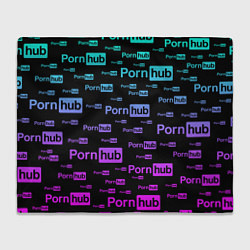 Плед флисовый PornHub, цвет: 3D-велсофт