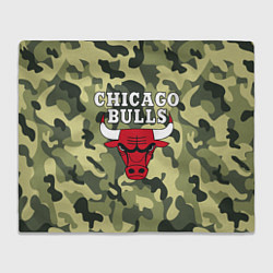 Плед флисовый CHICAGO BULLS, цвет: 3D-велсофт