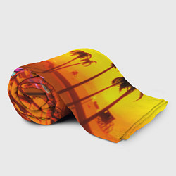 Плед флисовый HOTLINE MIAMI, цвет: 3D-велсофт — фото 2