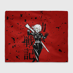 Плед флисовый Дьявол, цвет: 3D-велсофт