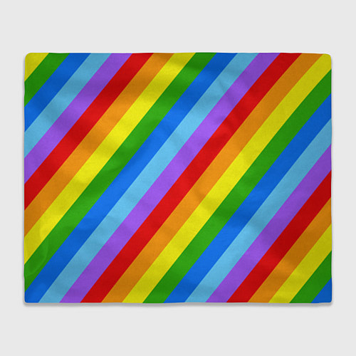 Плед РАДУЖНЫЕ ЛИНИИ / 3D-Велсофт – фото 1