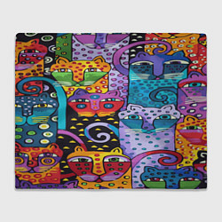 Плед КОТЯТА ЖИВОПИСЬ