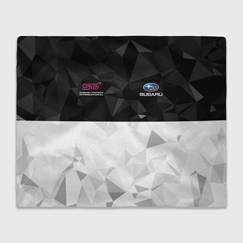 Плед SUBARU WRX STI спина Z / 3D-Велсофт – фото 1