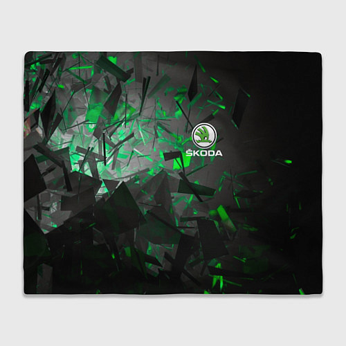 Плед SKODA / 3D-Велсофт – фото 1