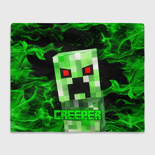 Плед MINECRAFT CREEPER / 3D-Велсофт – фото 1