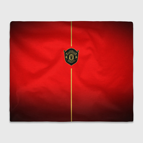Плед Манчестер Юнайтед лого 2020 / 3D-Велсофт – фото 1