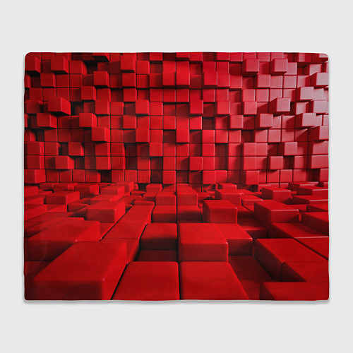 Плед 3D кубики / 3D-Велсофт – фото 1