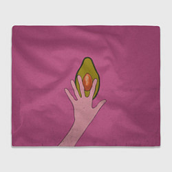 Плед флисовый Avocado, цвет: 3D-велсофт