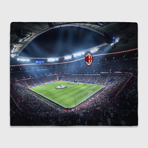 Плед FC MILAN / 3D-Велсофт – фото 1