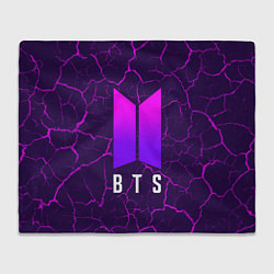 Плед флисовый BTS БТС, цвет: 3D-велсофт