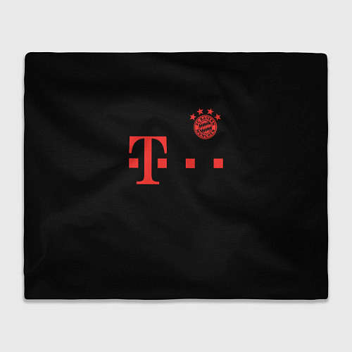 Плед FC Bayern Munchen 20-21 - black / 3D-Велсофт – фото 1