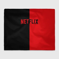 Плед флисовый NETFLIX, цвет: 3D-велсофт