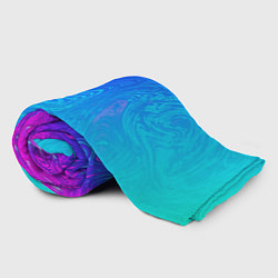Плед флисовый BACKGROUND IN NEON, цвет: 3D-велсофт — фото 2