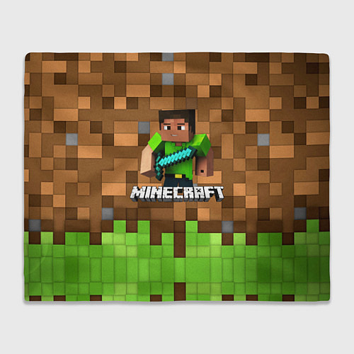Плед Minecraft logo heroes / 3D-Велсофт – фото 1