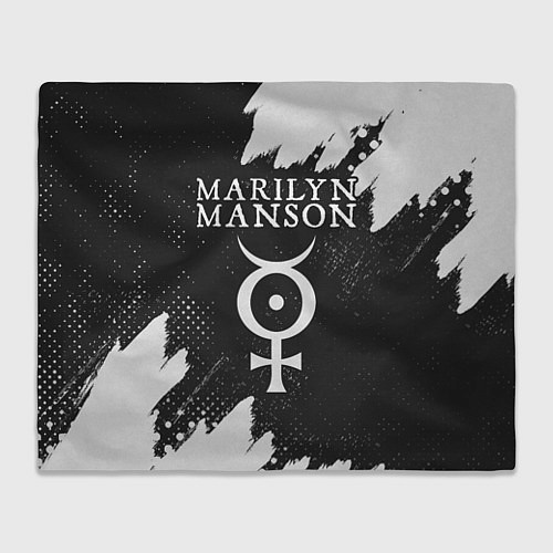 Плед MARILYN MANSON М МЭНСОН / 3D-Велсофт – фото 1