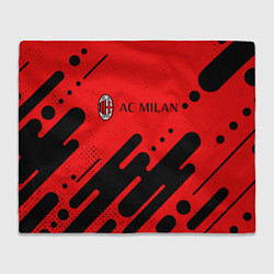 Плед флисовый AC MILAN МИЛАН, цвет: 3D-велсофт