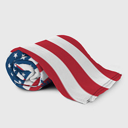 Плед флисовый Америка, цвет: 3D-велсофт — фото 2