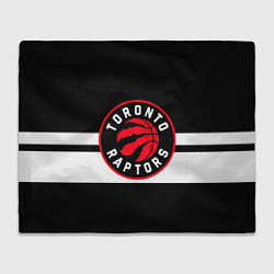 Плед флисовый TORONTO RAPTORS, цвет: 3D-велсофт