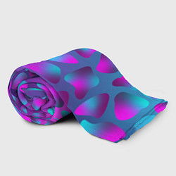 Плед флисовый Неоновые капли, цвет: 3D-велсофт — фото 2