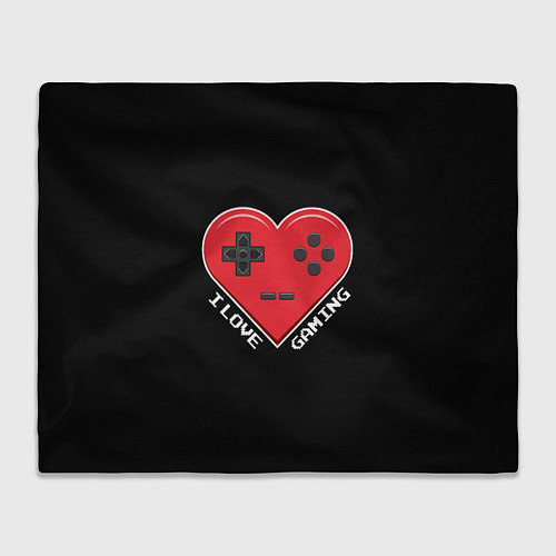 Плед I Love Gaming / 3D-Велсофт – фото 1