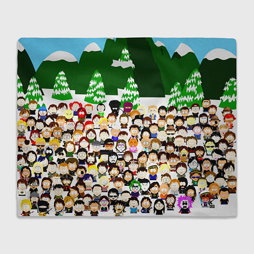 Плед Южный Парк South Park / 3D-Велсофт – фото 1