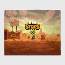 Плед флисовый Brawl Stars, цвет: 3D-велсофт