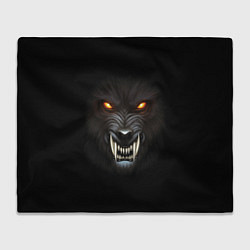 Плед флисовый Злой Волк, цвет: 3D-велсофт
