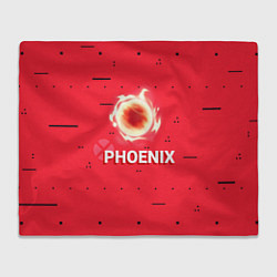 Плед флисовый Phoenix, цвет: 3D-велсофт