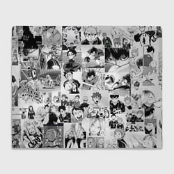 Плед флисовый Haikyu, цвет: 3D-велсофт