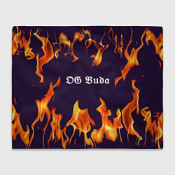 Плед флисовый OG Buda, цвет: 3D-велсофт