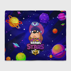 Плед флисовый Brawl Stars - Генерал Гавс, цвет: 3D-велсофт