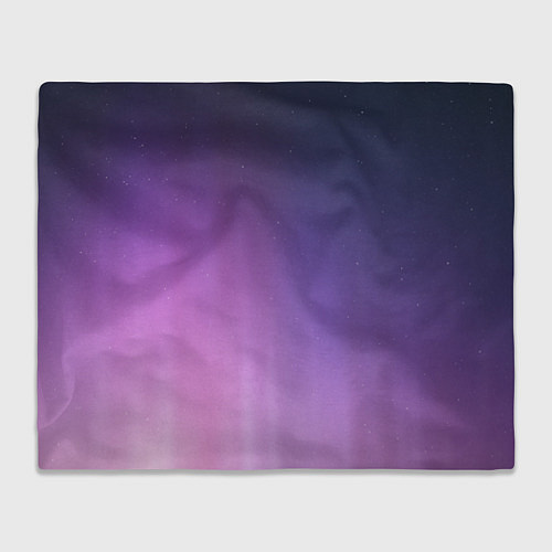 Плед Северное сияние фиолетовый / 3D-Велсофт – фото 1