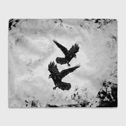 Плед Gothic crows