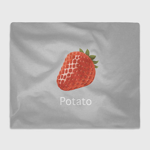 Плед Strawberry potatoes / 3D-Велсофт – фото 1