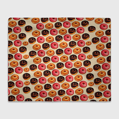 Плед Пончики / 3D-Велсофт – фото 1
