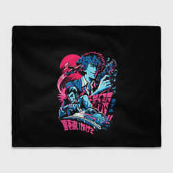 Плед флисовый Cowboy Bebop, цвет: 3D-велсофт