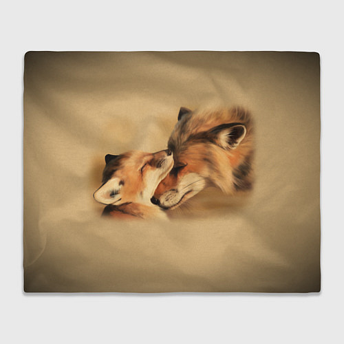 Плед Лисички / 3D-Велсофт – фото 1