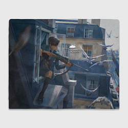 Плед флисовый Пятый снайпер, цвет: 3D-велсофт