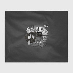 Плед флисовый CUPHEAD, цвет: 3D-велсофт