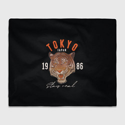 Плед флисовый Tokyo Tiger Japan, цвет: 3D-велсофт