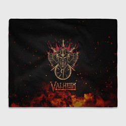 Плед Valheim символ черепа