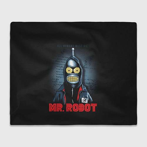 Плед Bender x mr robot / 3D-Велсофт – фото 1