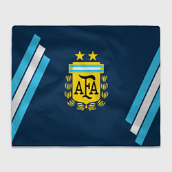 Плед флисовый Сборная Аргентины, цвет: 3D-велсофт