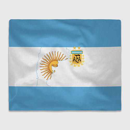Плед Сборная Аргентины / 3D-Велсофт – фото 1