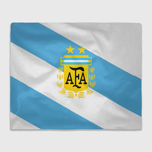 Плед Сборная Аргентины спина / 3D-Велсофт – фото 1
