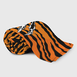 Плед флисовый След от когтей тигра, цвет: 3D-велсофт — фото 2