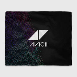 Плед флисовый AVICII RAIBOW STYLE, цвет: 3D-велсофт
