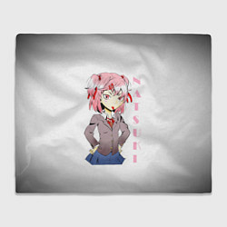 Плед флисовый Doki Doki NATSUKI, цвет: 3D-велсофт