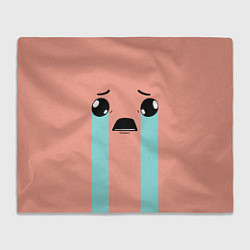 Плед флисовый Crying Isaac, цвет: 3D-велсофт