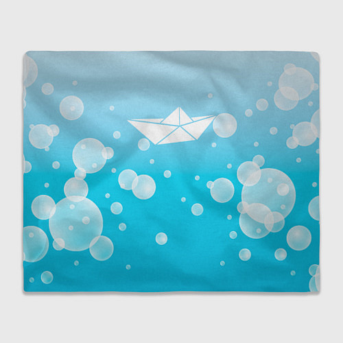 Плед Бумажный кораблик / 3D-Велсофт – фото 1